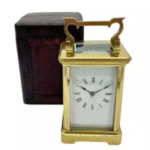 Outstanding Antique French Gong striking Carriage clock – ca1890