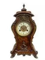 Superb Burr Walnut & Ormolu Boulle Clock – ca1880