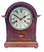 Charming Arched Top Oak case Mantel Clock – ca1900