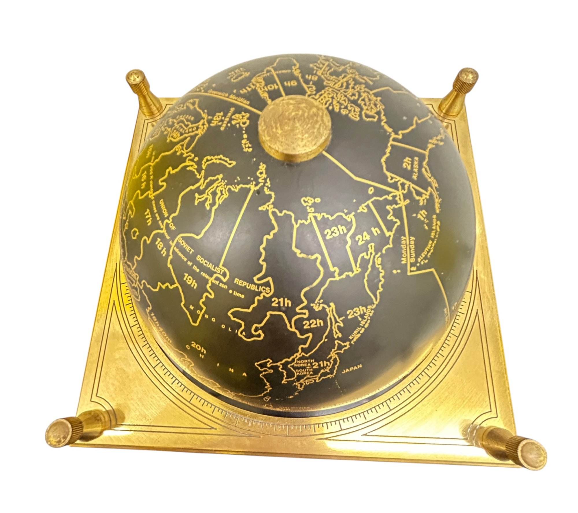 Franklin Mint Collector’s Edition Royal Geographical Society World Clock - Image 6
