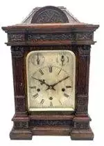 Wonderful Oak case musical bracket clock – ca1890