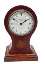 Lovely Mahogany Ballon Shape Mantel Clock – ca1900