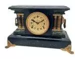 Stunning Antique American Slate Architectural Mantle Clock – ca1895