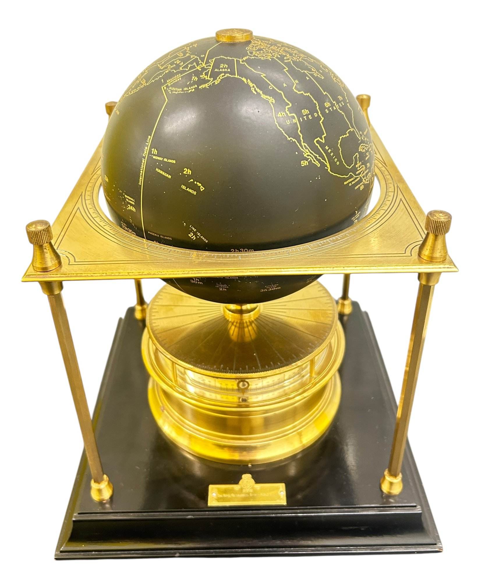 Franklin Mint Collector’s Edition Royal Geographical Society World Clock - Image 7