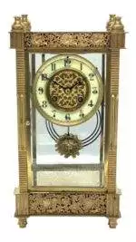 Antique French Gong Striking 8-Day Mantel Clock