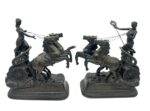 Wonderful Roman Chariots Figural Clock Garnitures – ca 1905