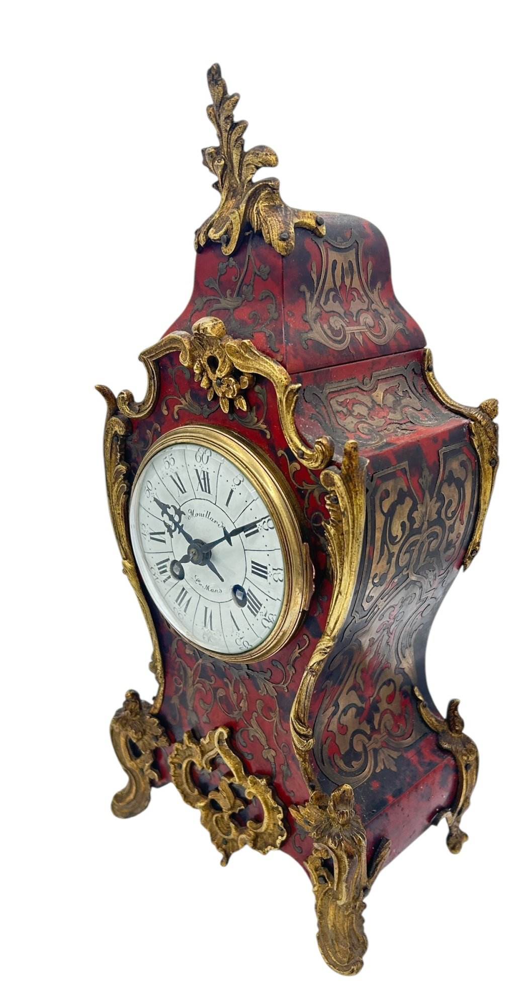 Fantastic French boulle Candelabra Mantel Clock set – Ca1870 - Image 2