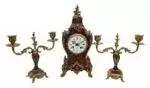 Fantastic French boulle Candelabra Mantel Clock set – Ca1870