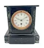 Beautiful Timepiece Slate & marble Mantel Clock – ca1880