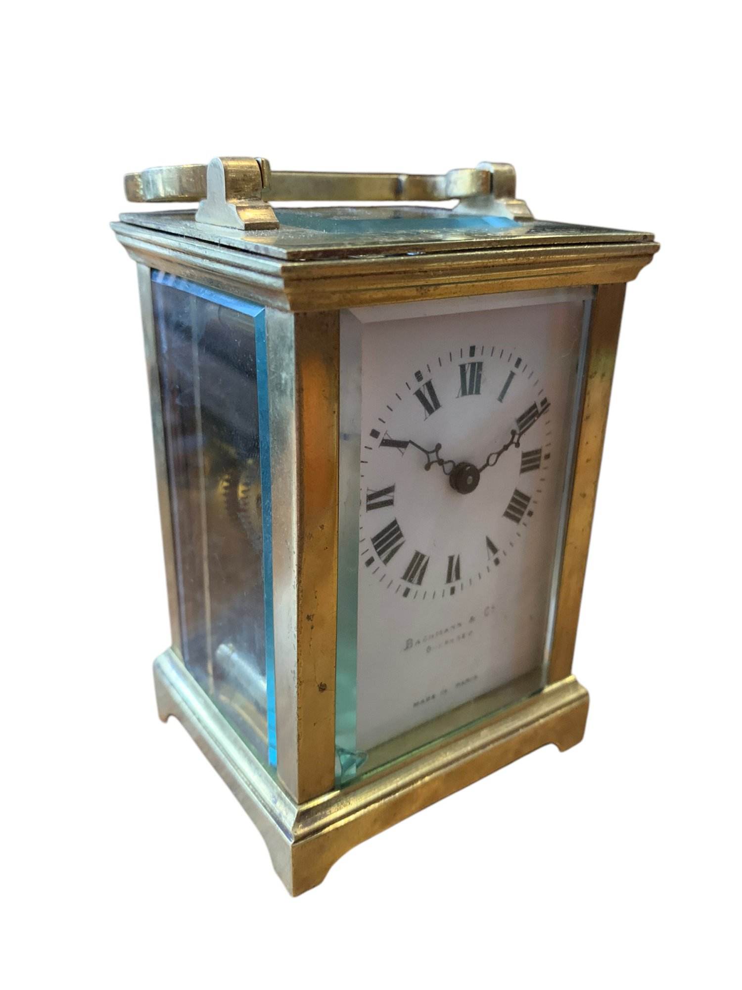 Beautiful Antique Miniature French Carriage clock – ca1900 - Image 10