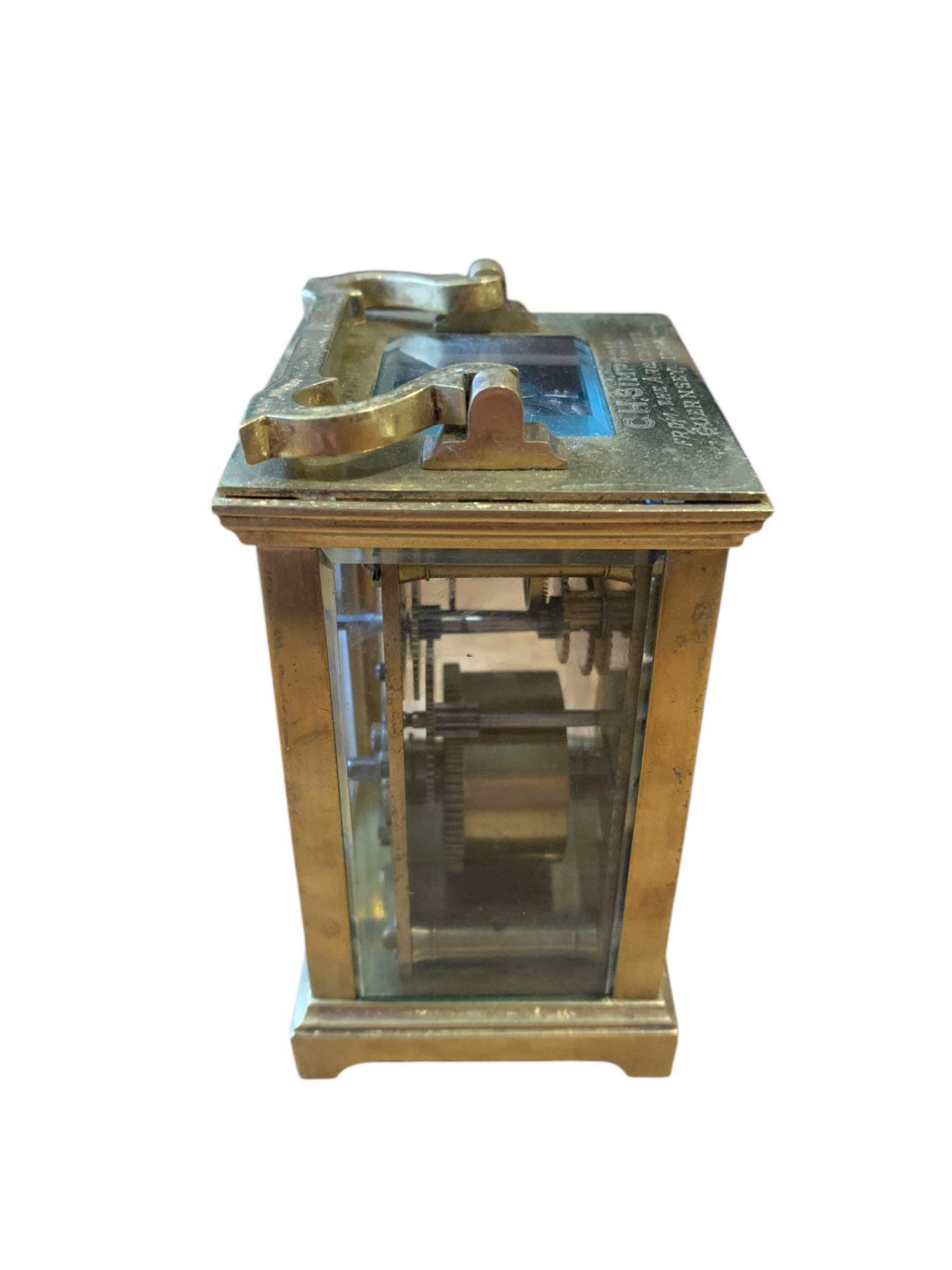 Beautiful Antique Miniature French Carriage clock – ca1900 - Image 9