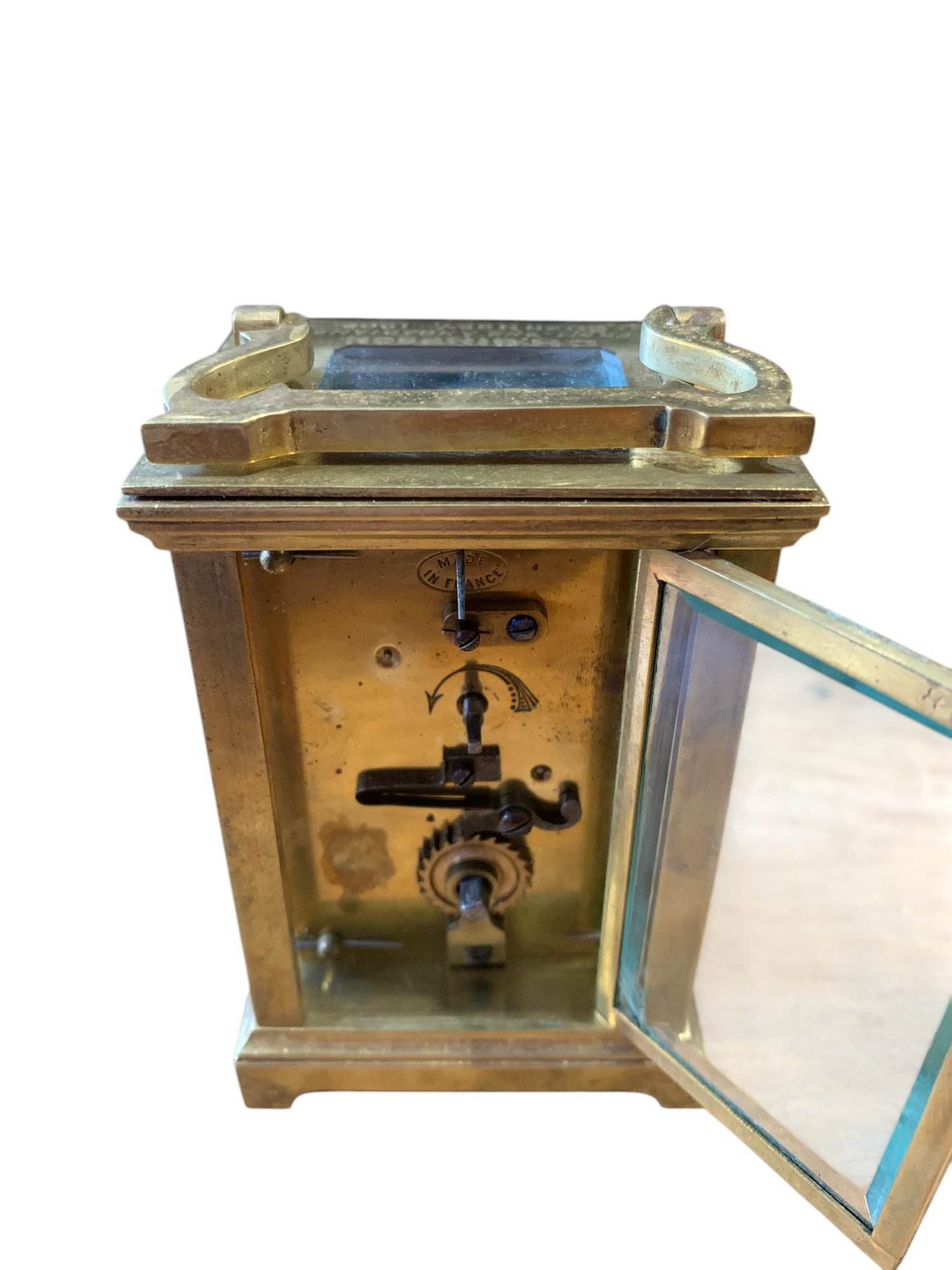 Beautiful Antique Miniature French Carriage clock – ca1900 - Image 8
