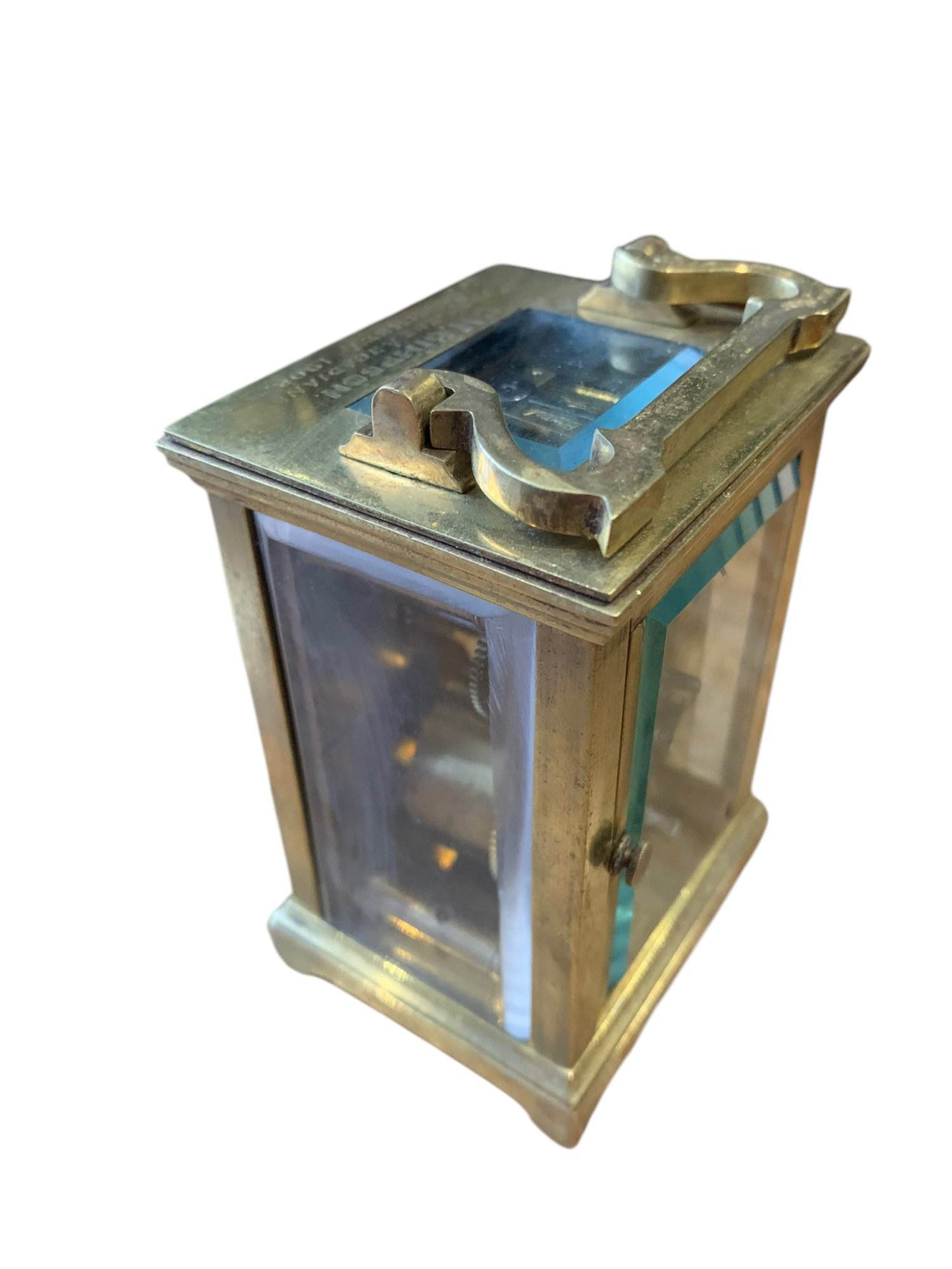 Beautiful Antique Miniature French Carriage clock – ca1900 - Image 7