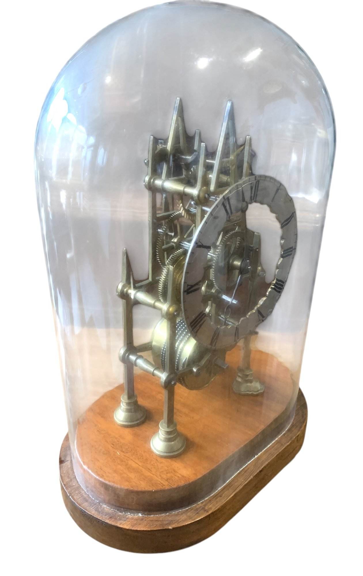 Awesome Victorian Single Fusee Skeleton Mantel Clock – ca1860 - Image 11