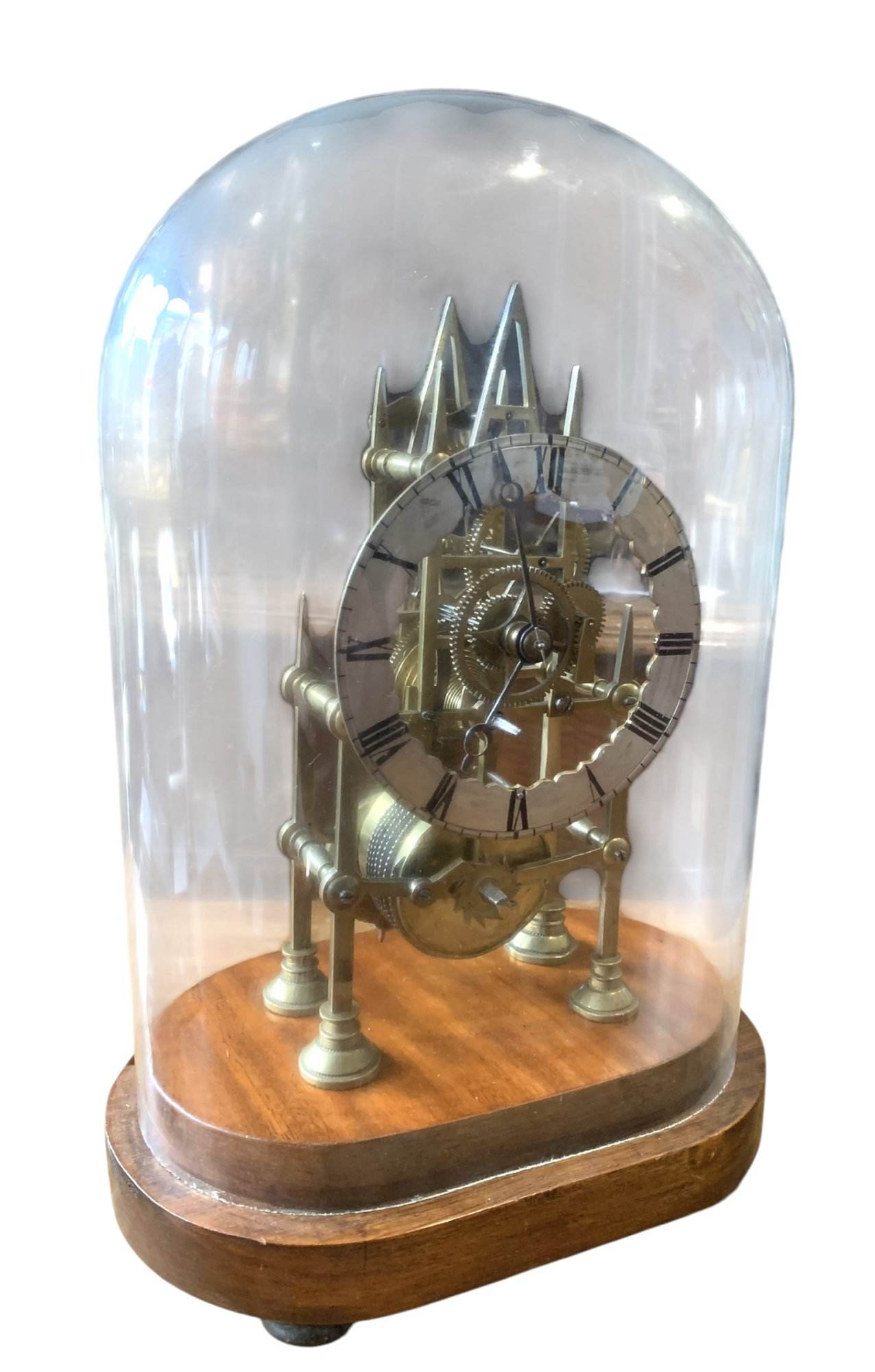 Awesome Victorian Single Fusee Skeleton Mantel Clock – ca1860 - Image 10