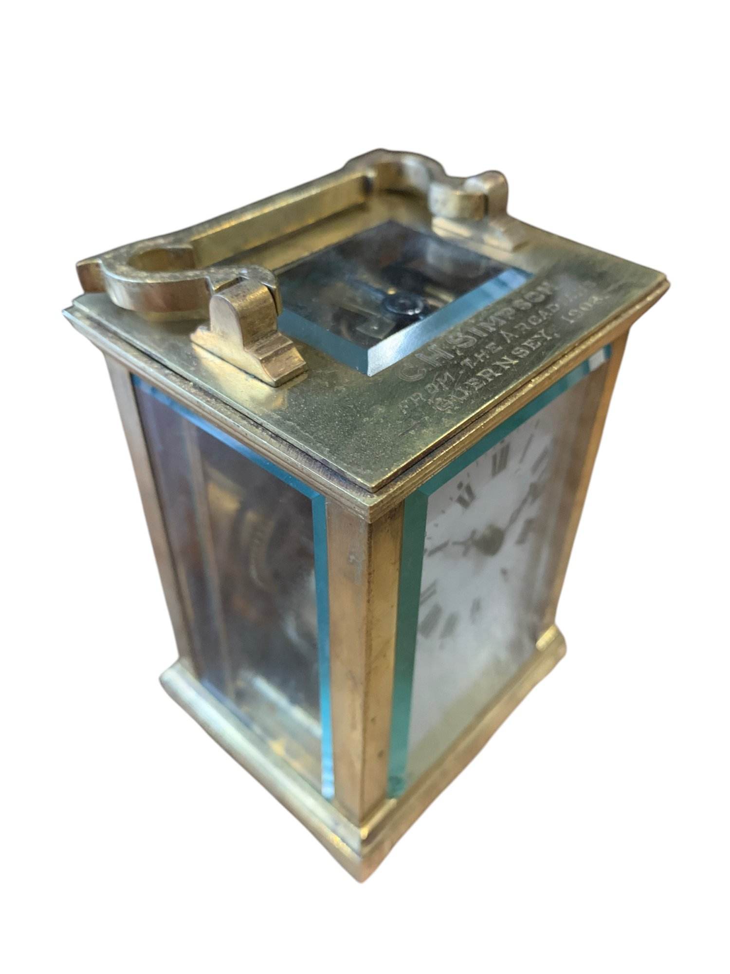 Beautiful Antique Miniature French Carriage clock – ca1900 - Image 5