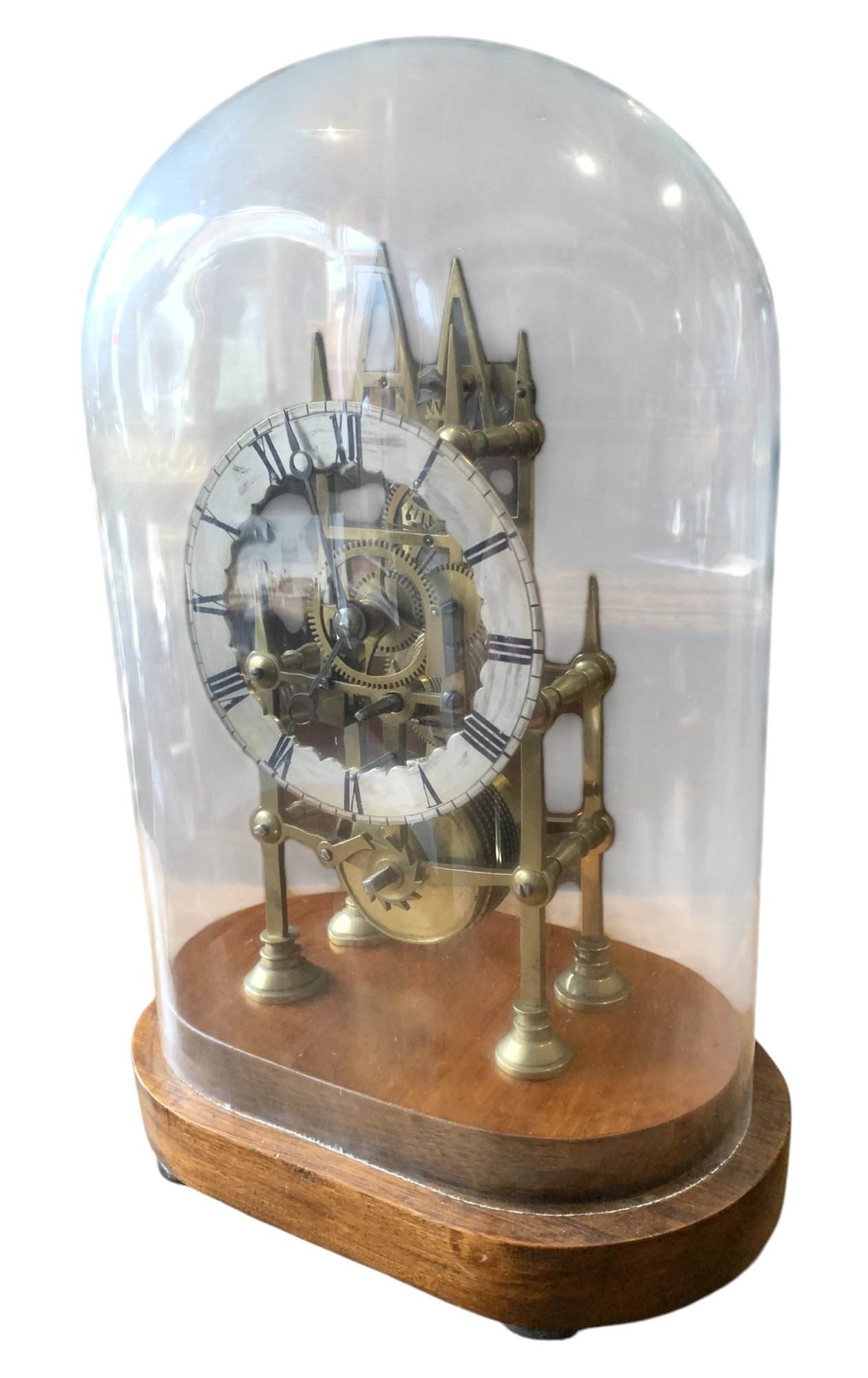 Awesome Victorian Single Fusee Skeleton Mantel Clock – ca1860 - Image 9