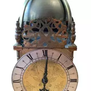 Wonderful Antique Brass Lantern Clock – ca1900