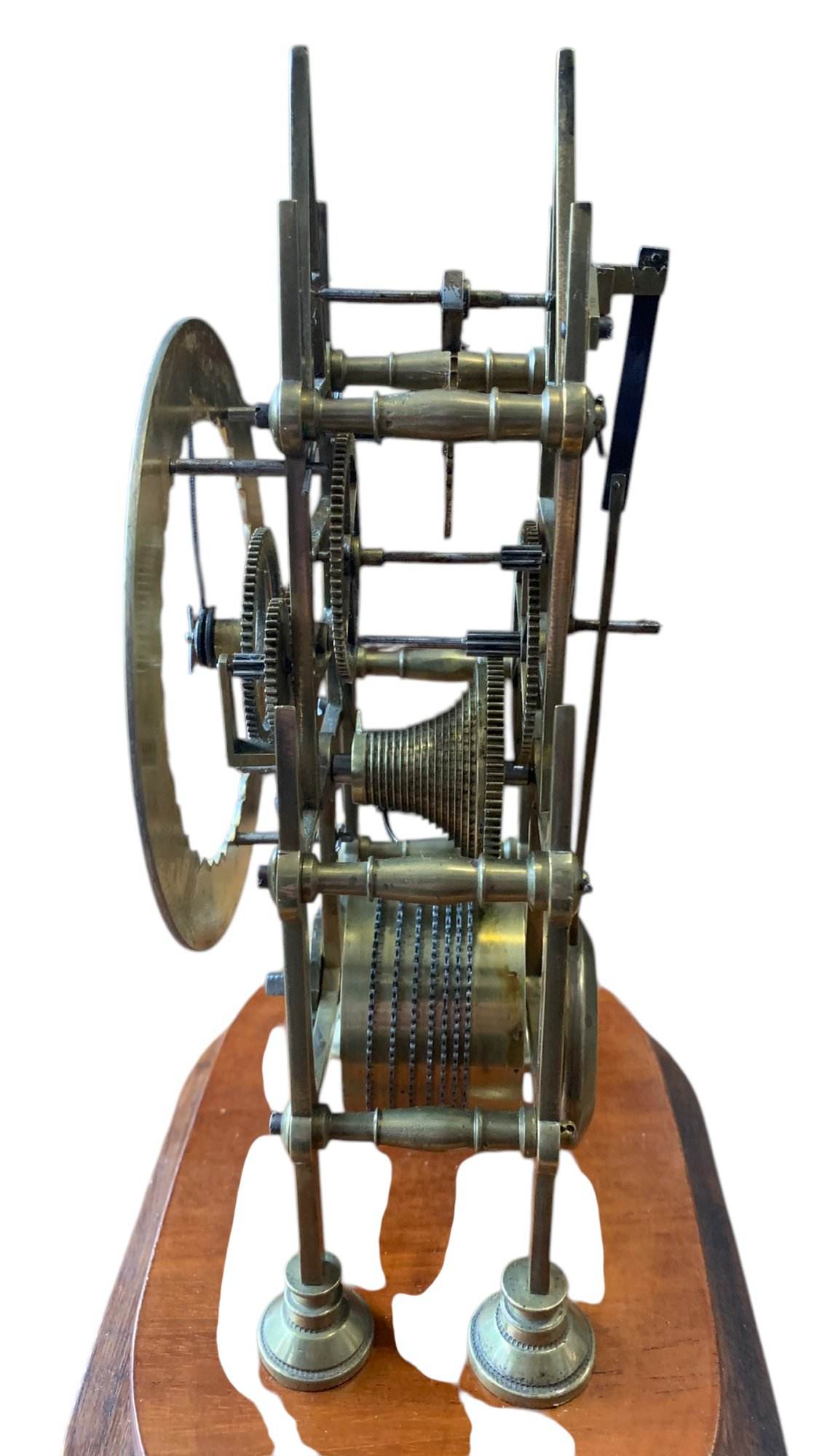 Awesome Victorian Single Fusee Skeleton Mantel Clock – ca1860 - Image 8