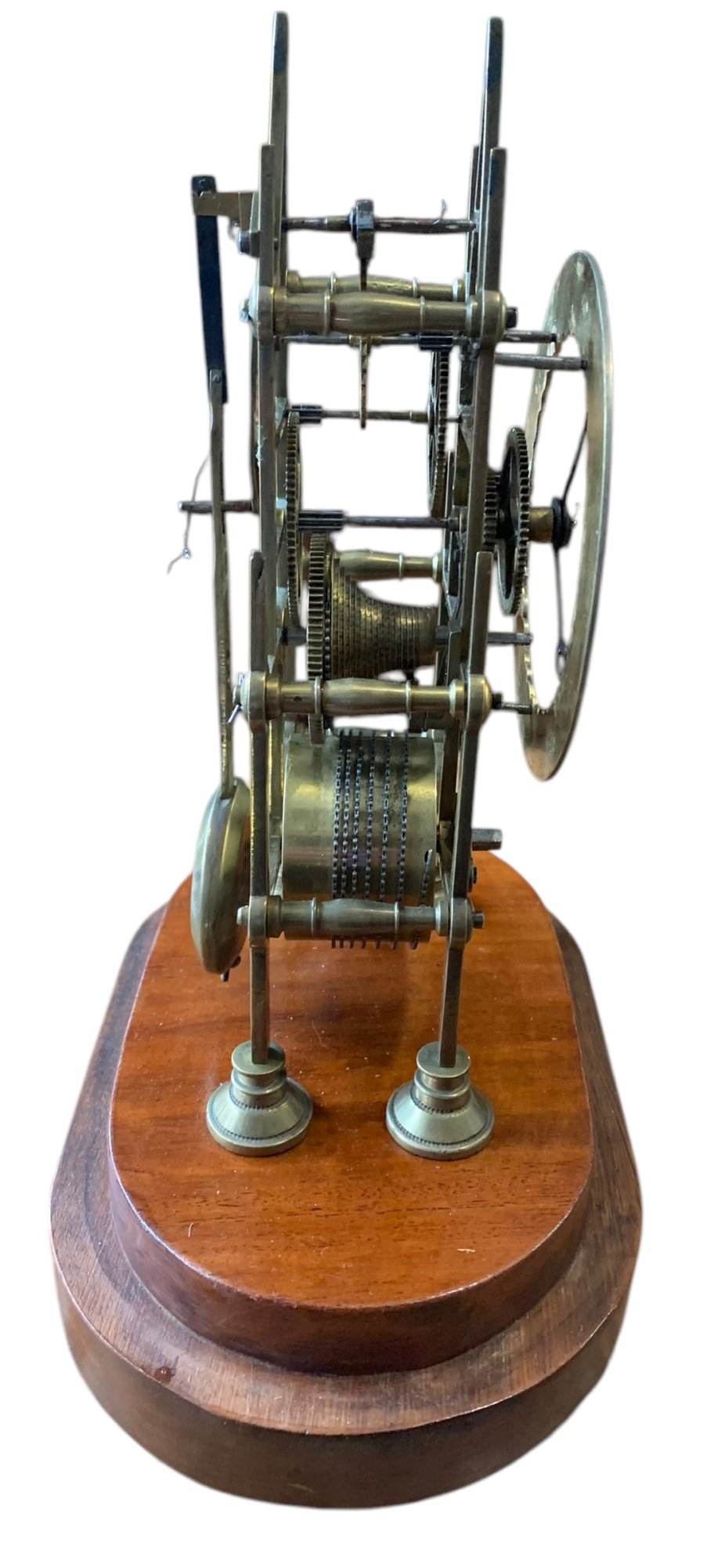 Awesome Victorian Single Fusee Skeleton Mantel Clock – ca1860 - Image 4