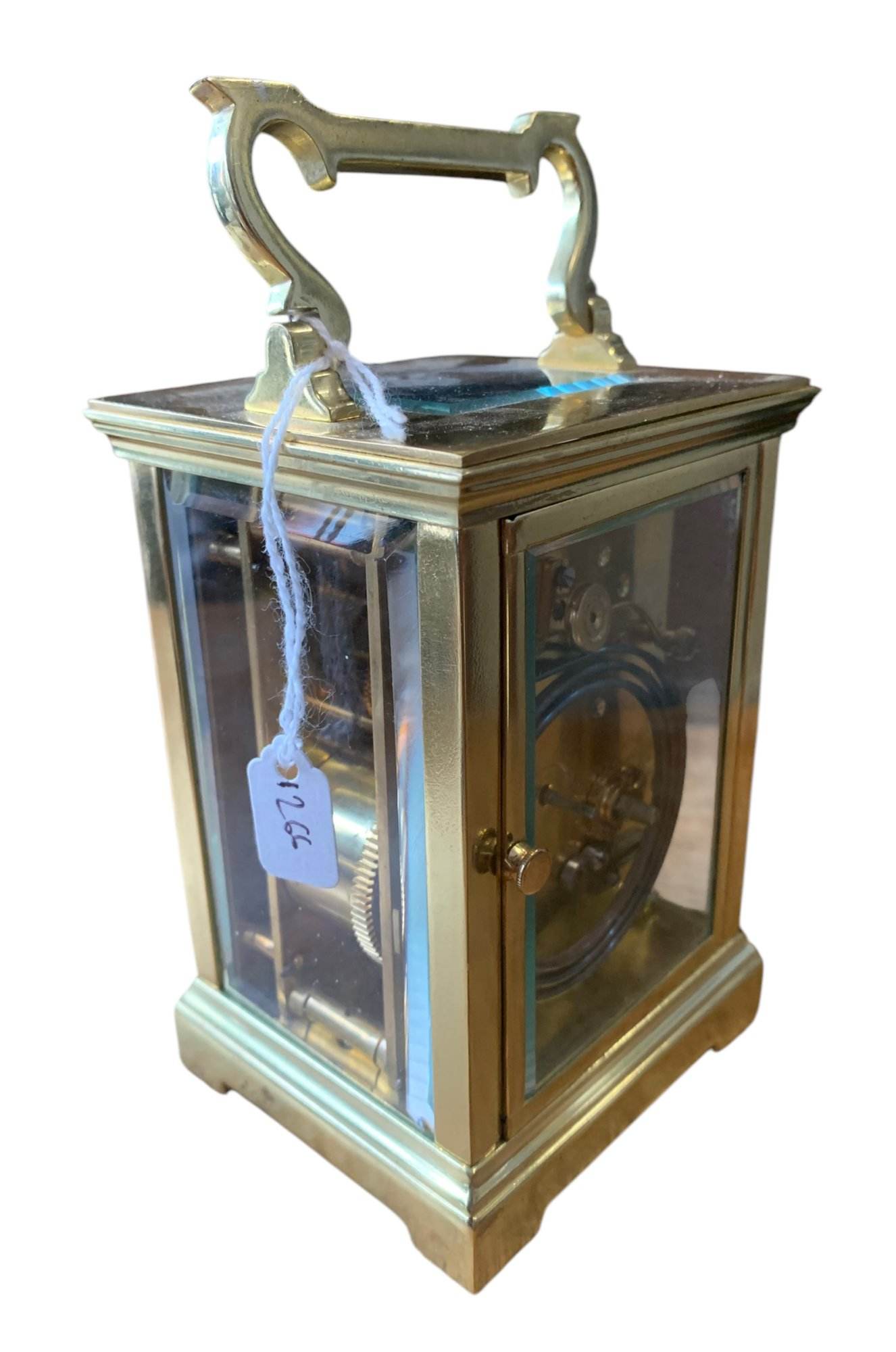 Fantastic Large Antique gong striking Carriage Clock – ca 1900 - Image 5