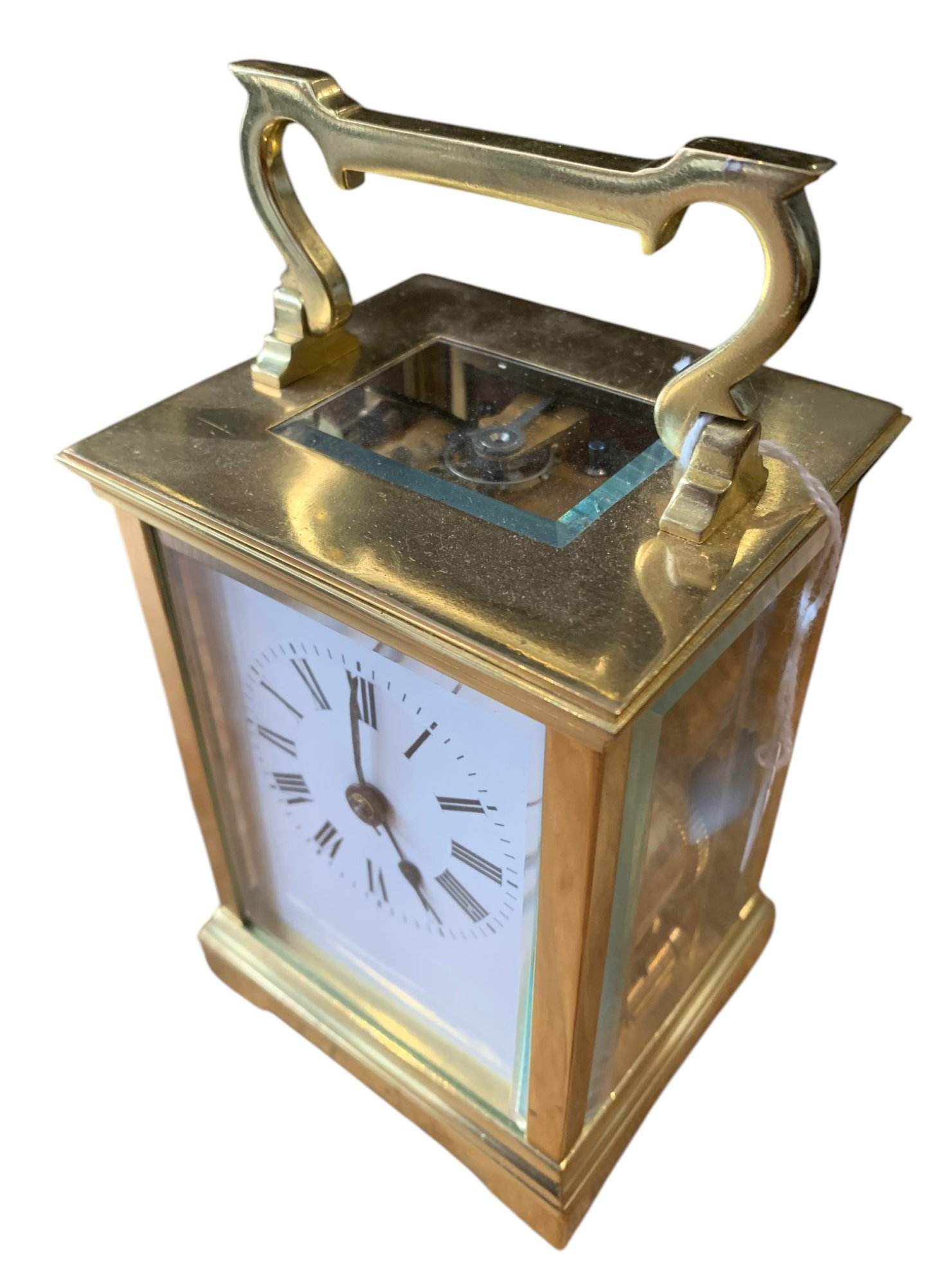 Fantastic Large Antique gong striking Carriage Clock – ca 1900 - Image 3