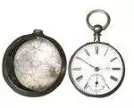 Lovely Victorian Silver Pear shaped case fusee Pocket Watch – Birmingham ca1876