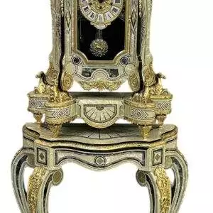 Incredible Italian Hallway Musical Bracket Clock on Pedestal table base