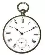 Nice silver case Baume Dress Pocket watch – 1900