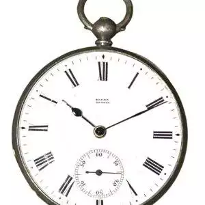 Nice silver case Baume Dress Pocket watch – 1900