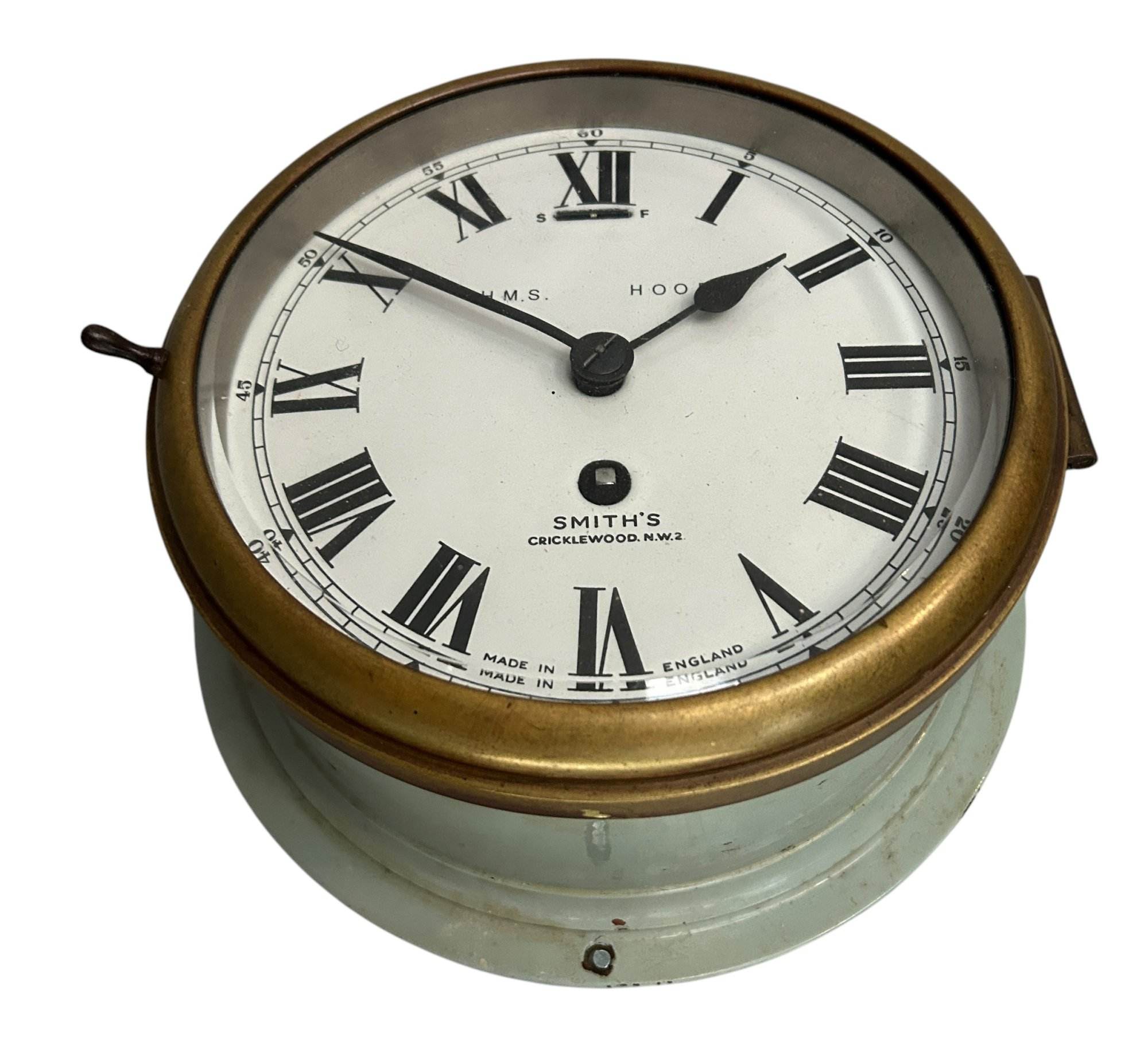 Fabulous Smiths Bulkhead Nautical/Military Clock – ca1920 - Image 5