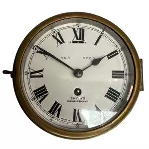 Fabulous Smiths Bulkhead Nautical/Military Clock – ca1920