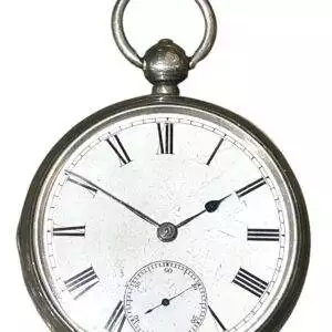 Classic Victorian Silver case fusee Pocket Watch -ca1880