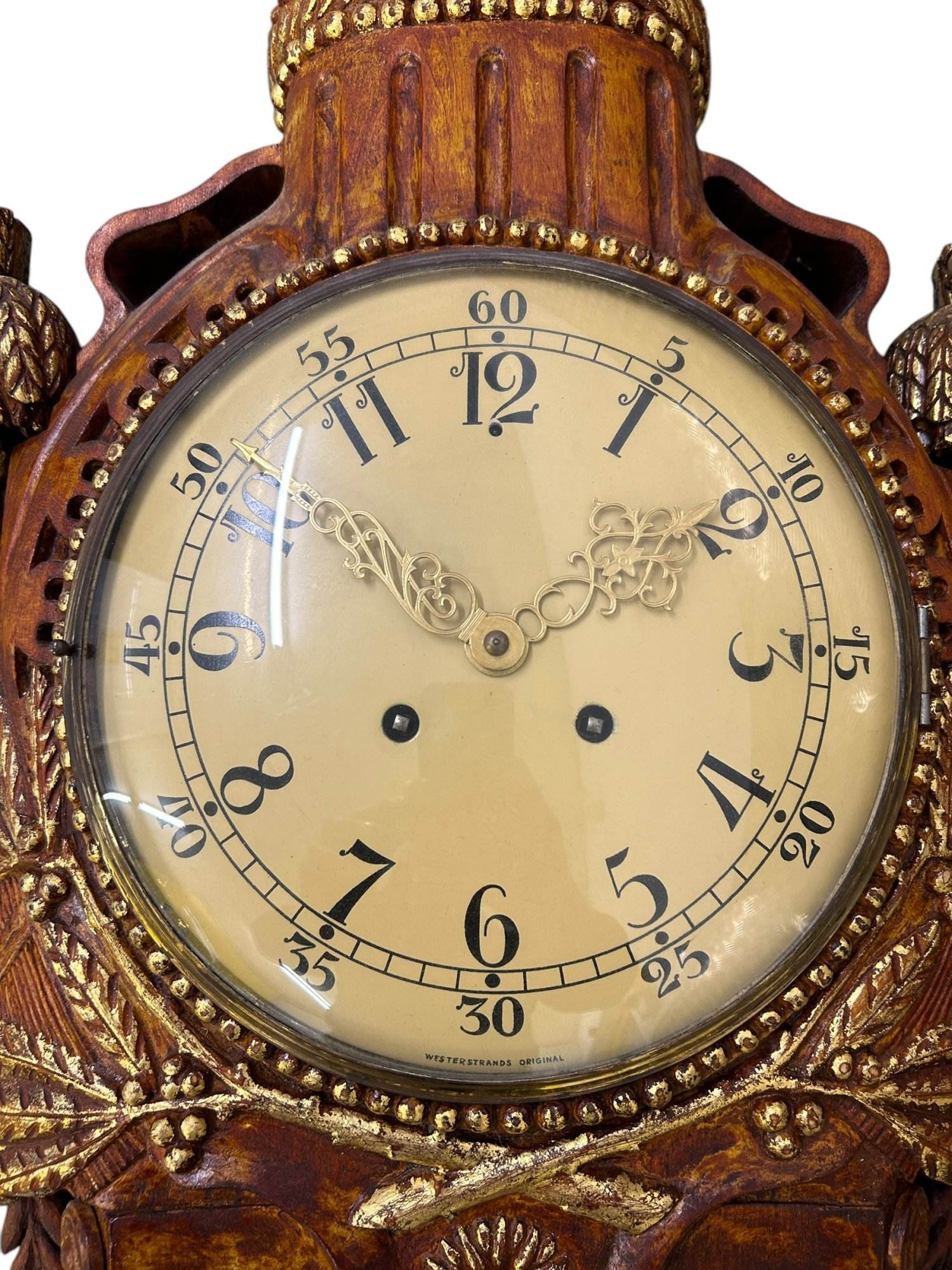 Stunning swedish Cartel Wall Clock – ca1940 - Image 6