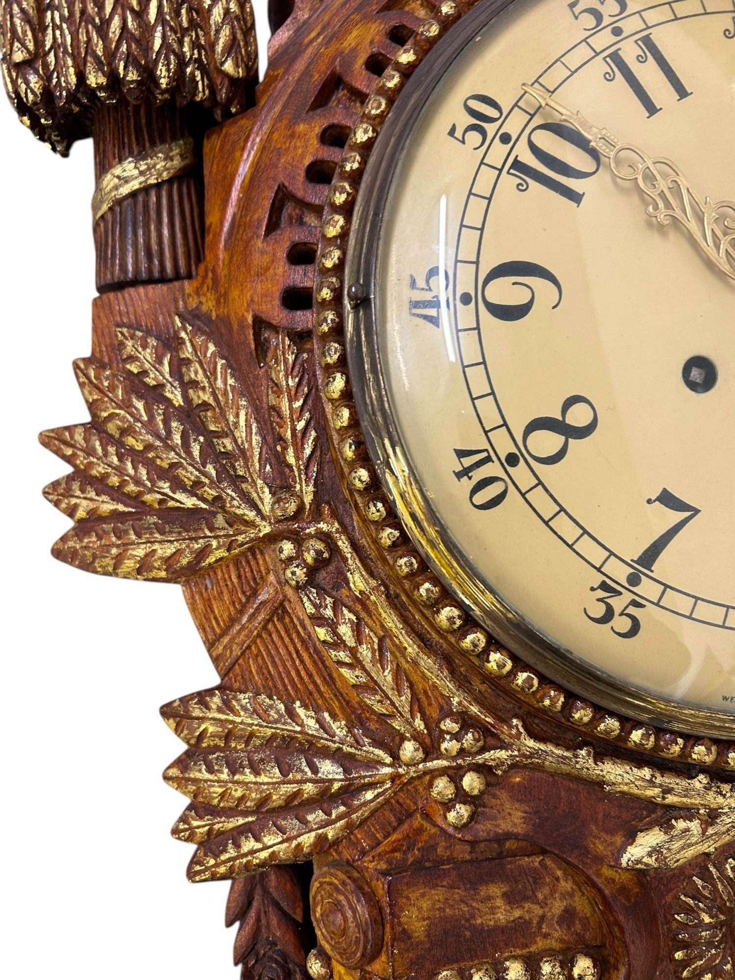 Stunning swedish Cartel Wall Clock – ca1940 - Image 3