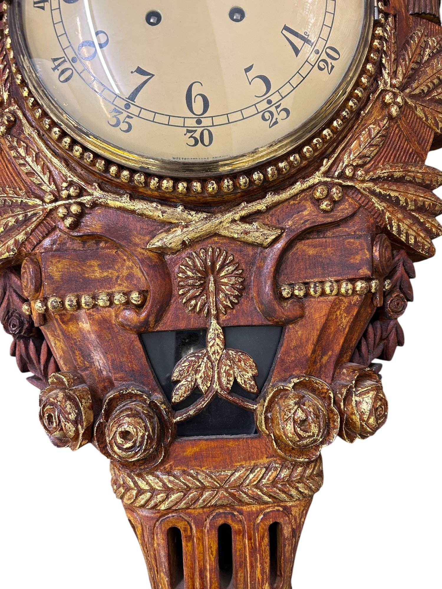 Stunning swedish Cartel Wall Clock – ca1940 - Image 8