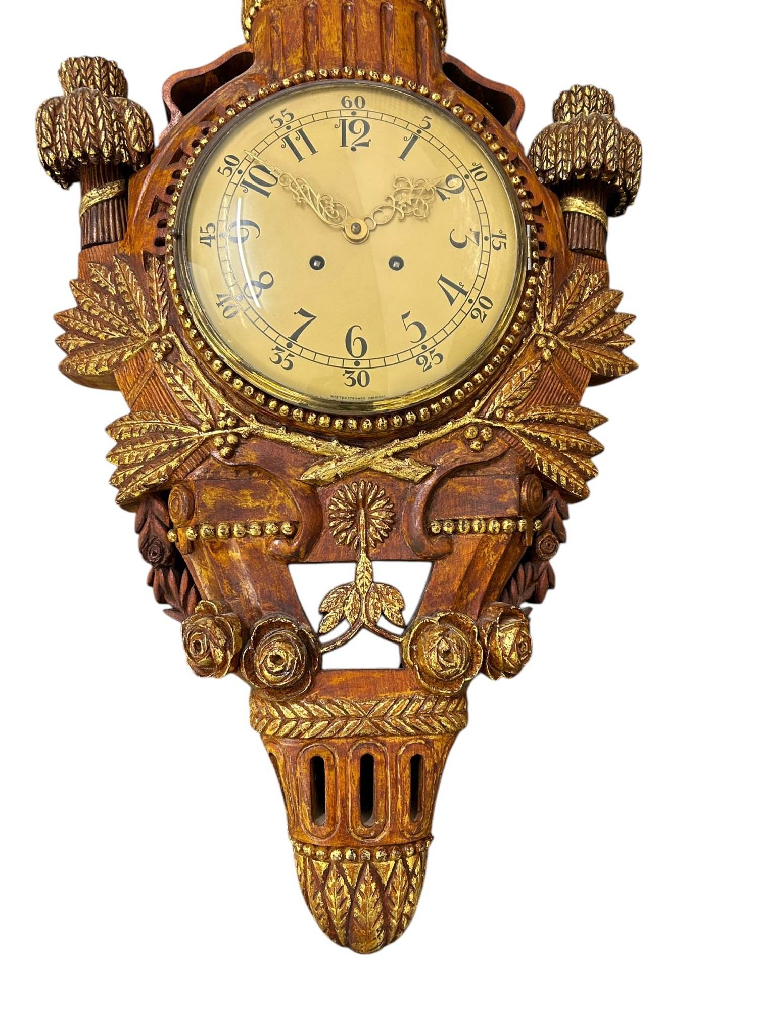 Stunning swedish Cartel Wall Clock – ca1940 - Image 10