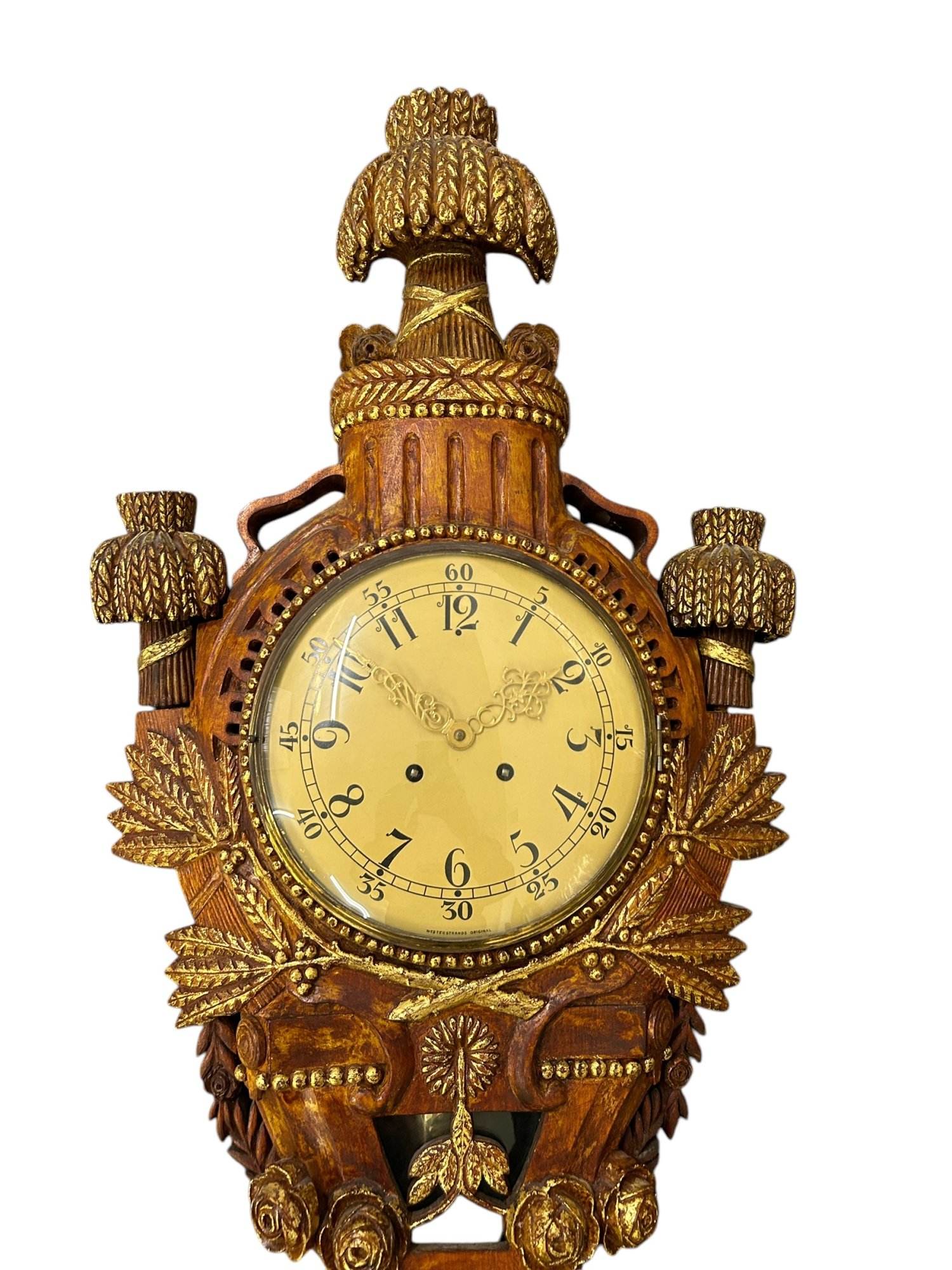 Stunning swedish Cartel Wall Clock – ca1940 - Image 9