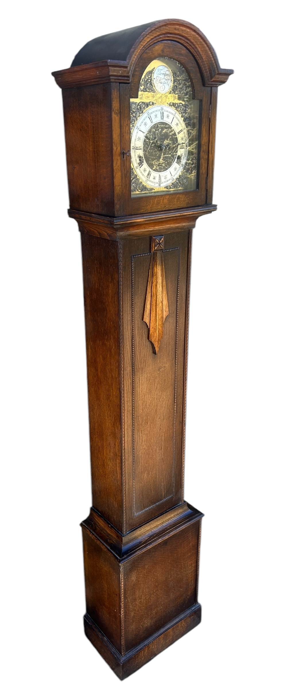 Wonderful Edwardian Westminster chime Grandmother Clock - Image 6