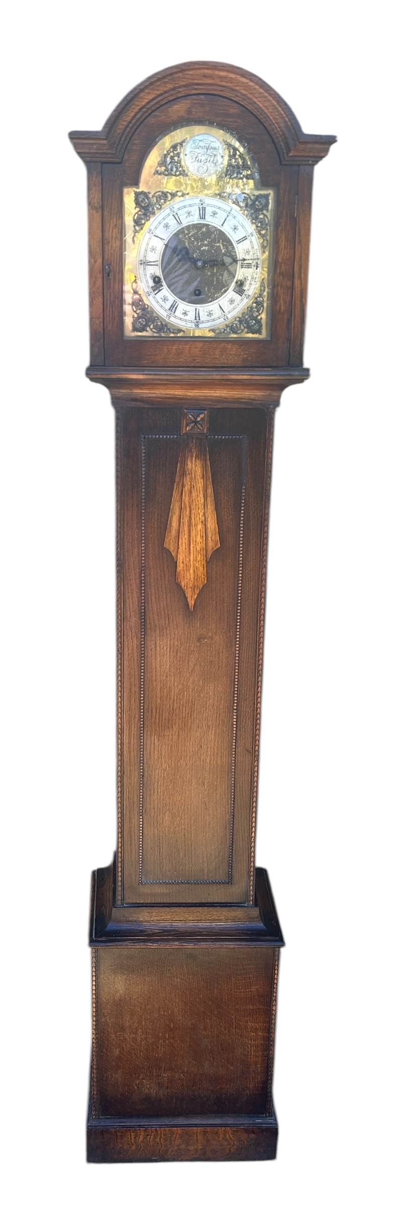 Wonderful Edwardian Westminster chime Grandmother Clock - Image 5