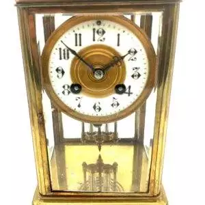 Wonderful French Regulator 4 glass Mantel clock – ca1900