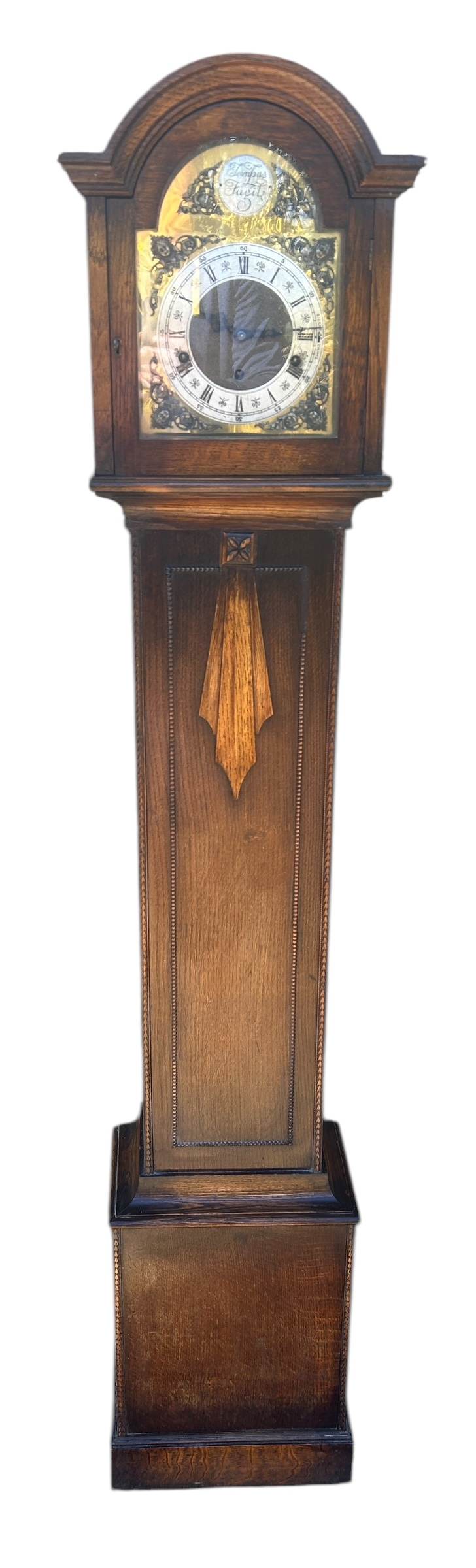 Wonderful Edwardian Westminster chime Grandmother Clock - Image 7