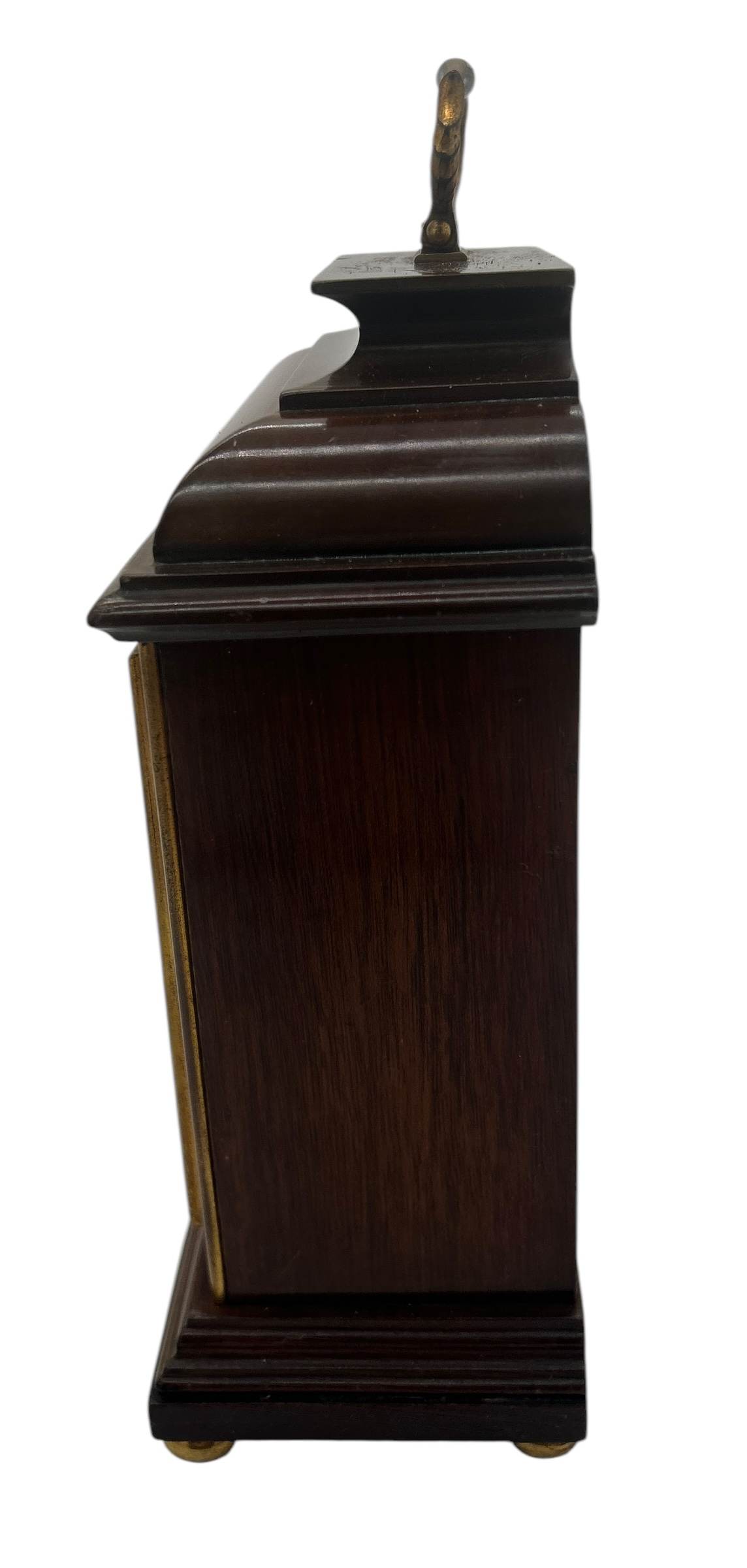 Lovely Elliot Walnut case Mantel Clock – 8 day garrard movement clock - Image 9