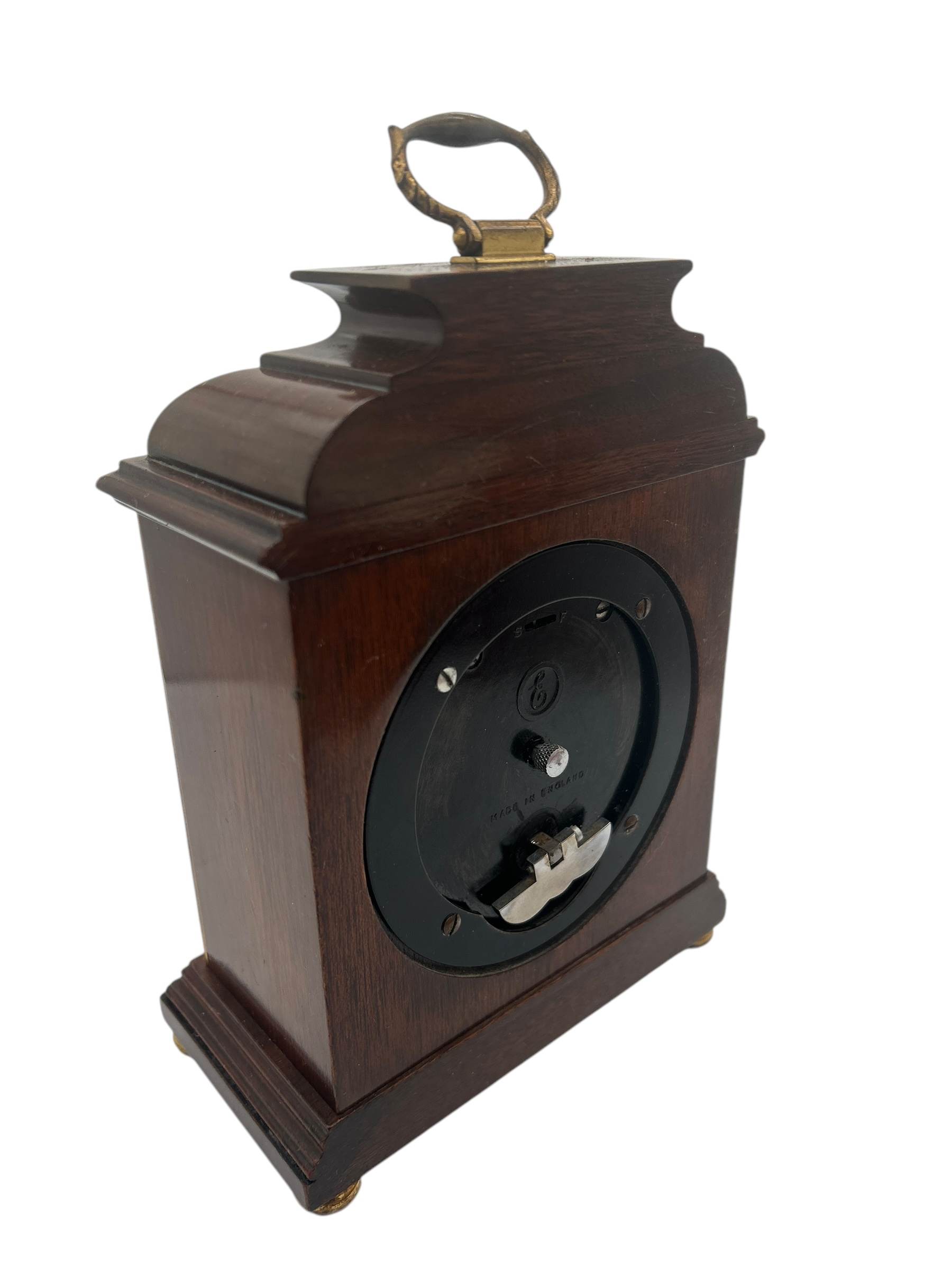 Lovely Elliot Walnut case Mantel Clock – 8 day garrard movement clock - Image 4