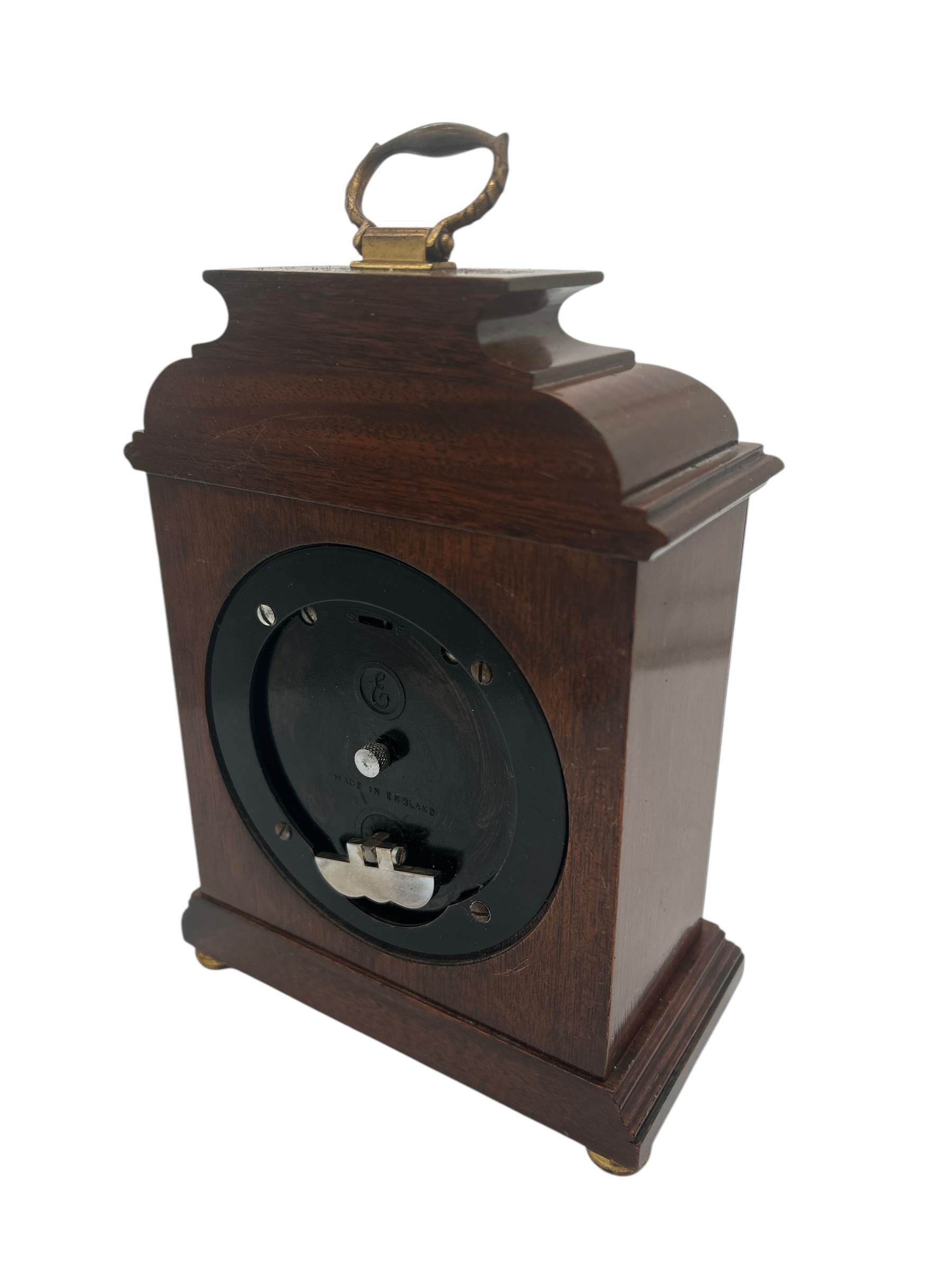 Lovely Elliot Walnut case Mantel Clock – 8 day garrard movement clock - Image 6