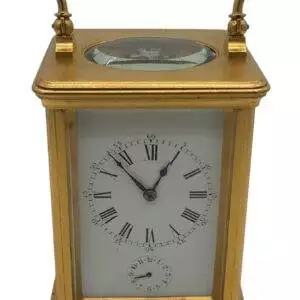 Fabulous Victorian French Alarm Carriage Clock – ca1880