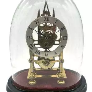 Wonderful Victorian 5 spoked chain driven fusee Mantel Clock - ca1860