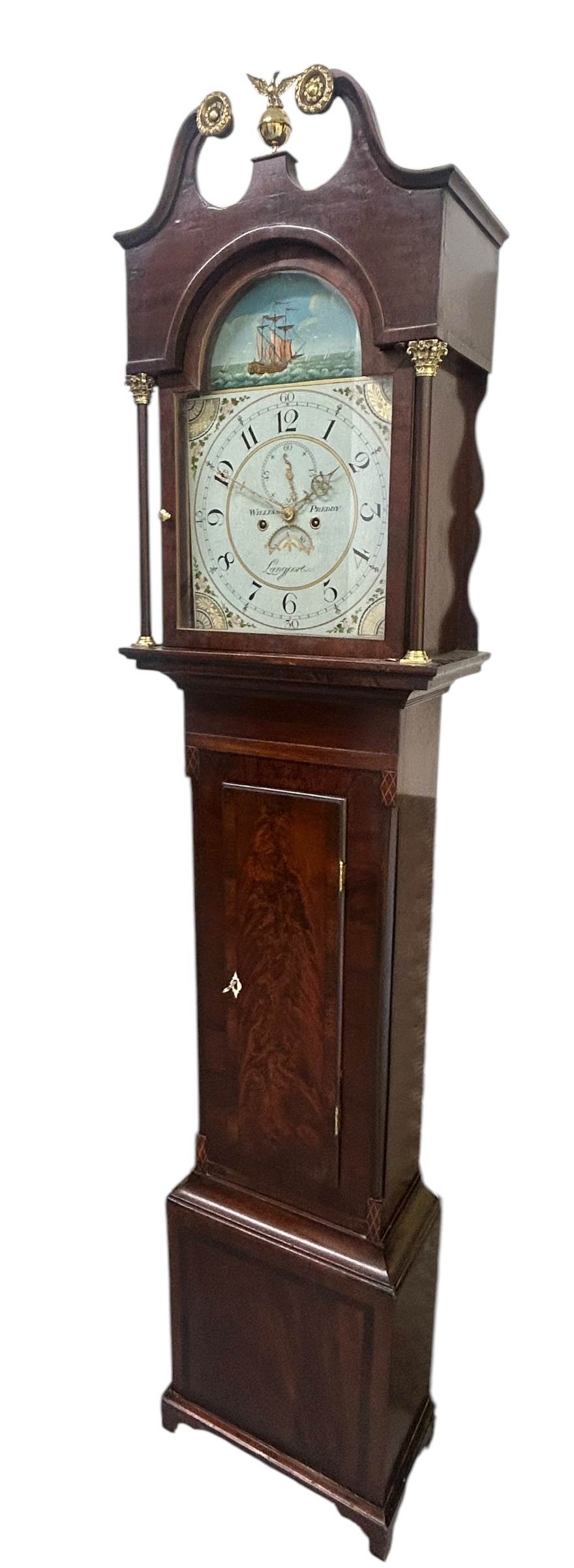 Fabulous Antique English “Langport” Longcase clock - 8 day - Image 2