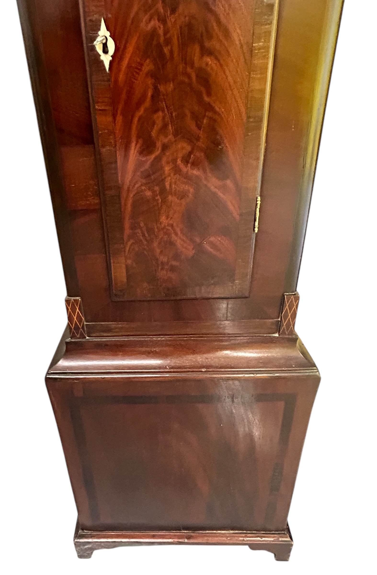 Fabulous Antique English “Langport” Longcase clock - 8 day - Image 8