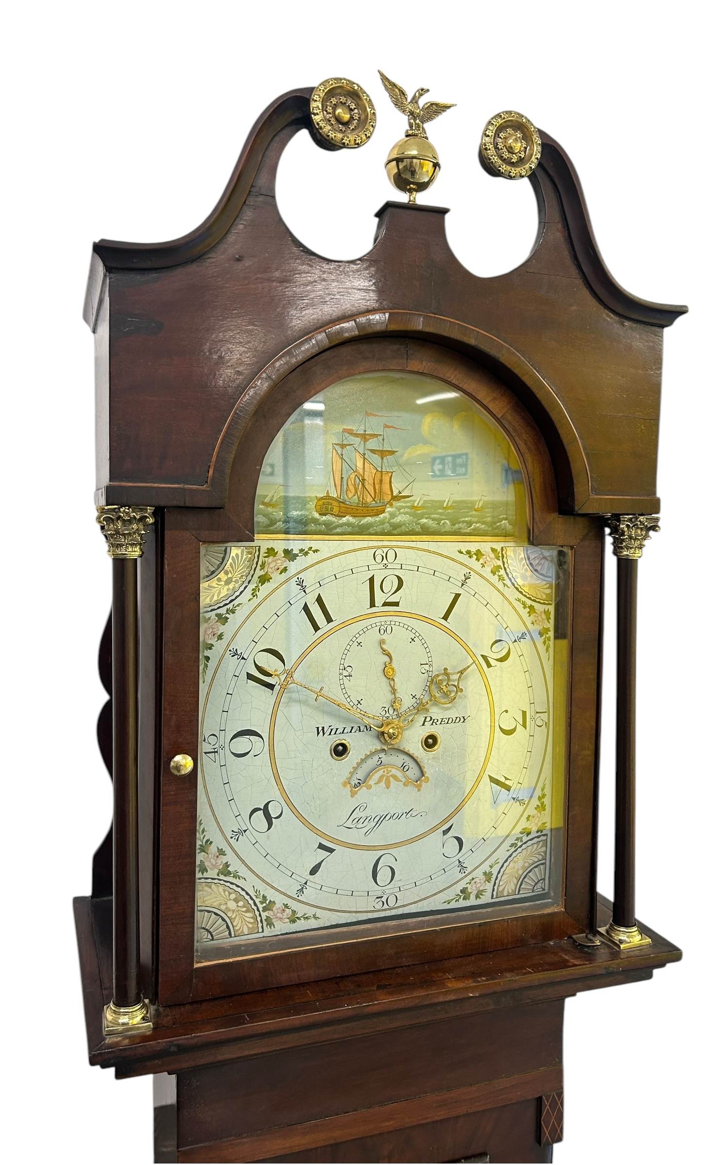 Fabulous Antique English “Langport” Longcase clock - 8 day